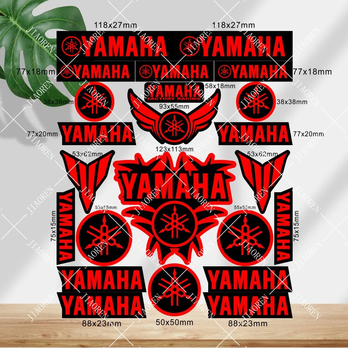 

Halloween YAMAHA Sticker Logo Motorcycle Tank Helmet Car Bike Decal Kit XMAX NMAX TMAX #3