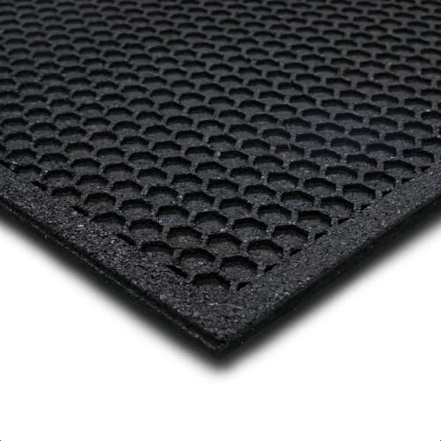 Indoor Outdoor Heavy Duty Rubber Floor Mat 1 3 Thick 18 x 30 Anti Slip for Garage Garden Indoor Outside Industrial Pool Entranc