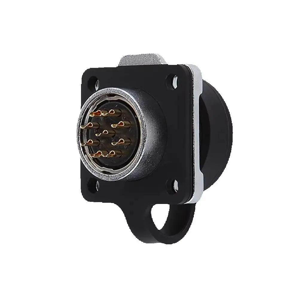 CNLINKO DH20 2/3/4 Pin Full Metal Waterproof Connector IP68 M20 Solder Power Plug Panel Socket for Medical & Ambulance Equipment