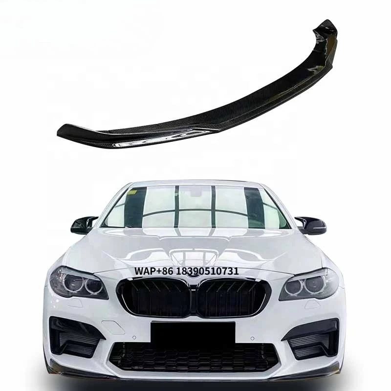 

CLY Front Lip for 2010-2017 5 Series F10 F18 Facelift 2021 M5 Front Car Bumper Lip CS CarBon Fiber Anterior Lip