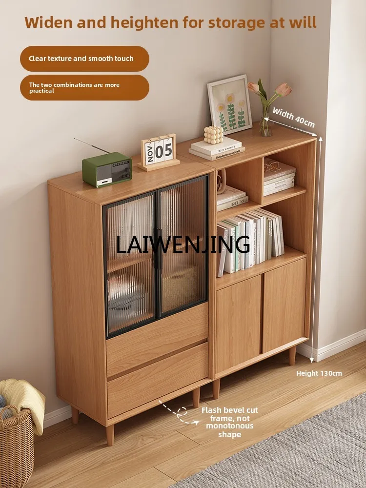 SGF locker against the wall Solid wood drawer storage bucket cabinet Simple and modern