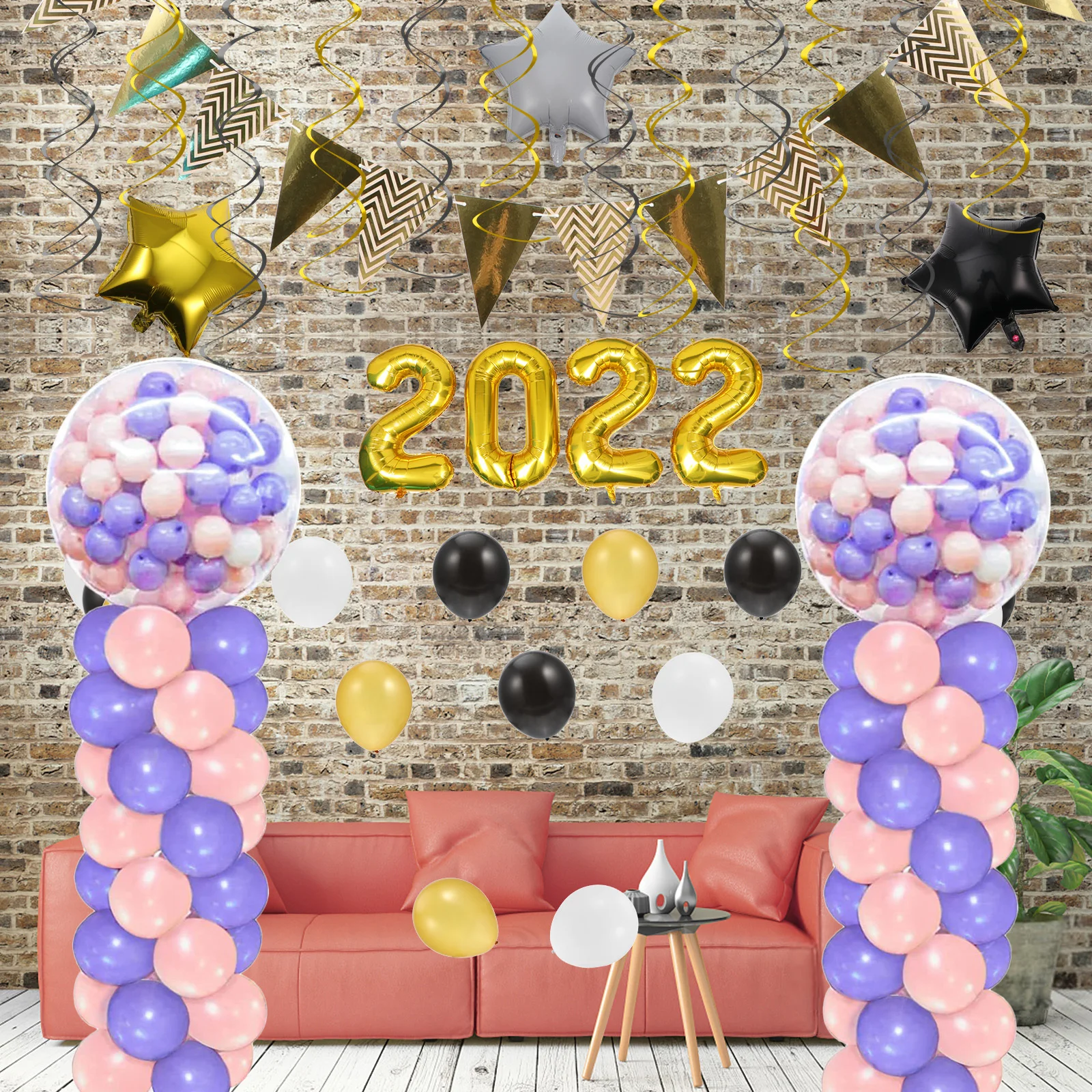 

1Set Balloon Stick Arch Stand with Base Party Balloon Holder Table Decoration Wedding Birthday Centerpiece Arch Stand