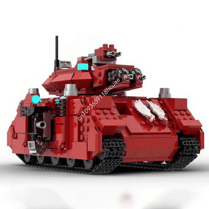 

1011 шт. MOC Baal узор Хищник Танк строительные блоки Рождество дети родителей ребенок ручной сборки проект для склеивания подарка