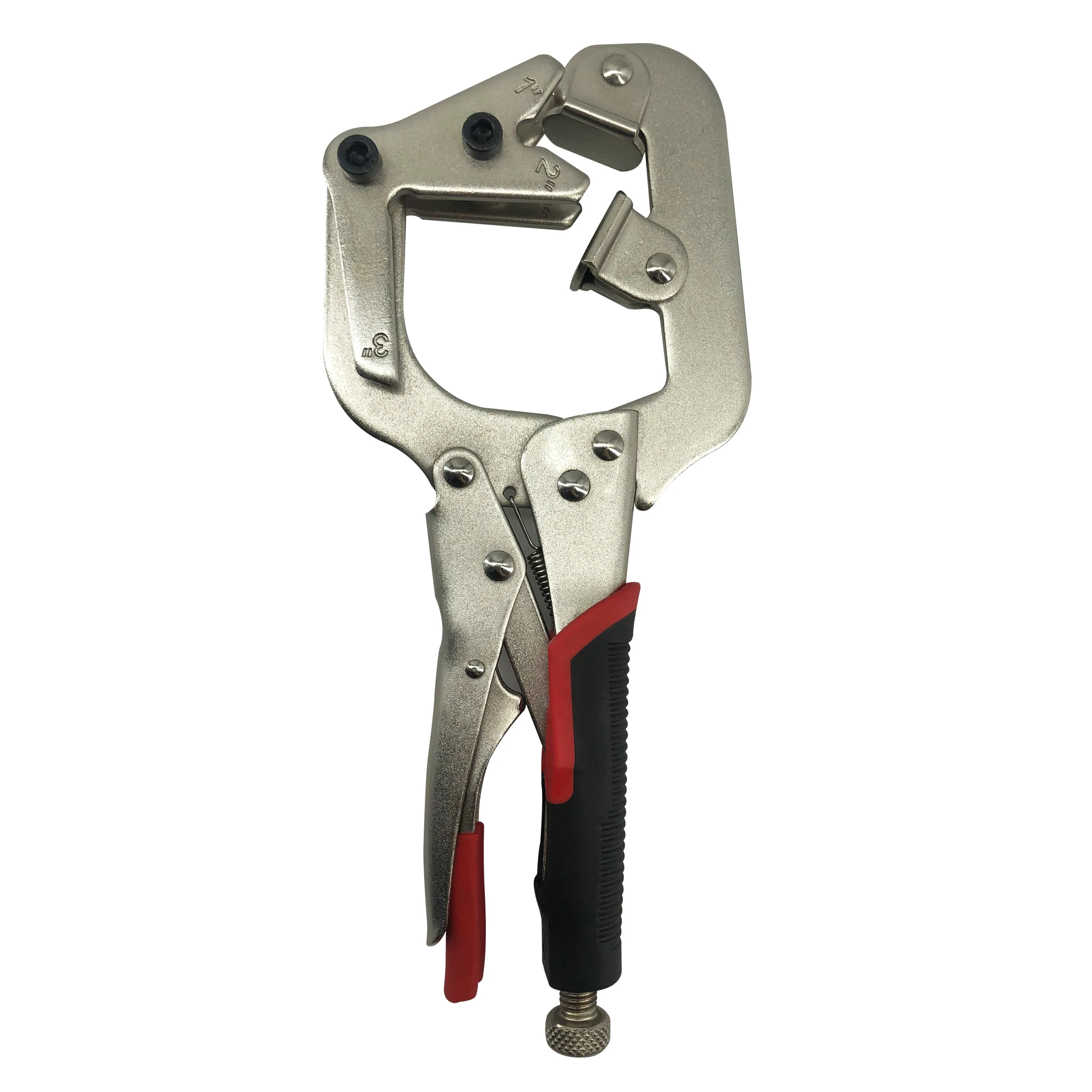 

10-Inch Welding Pipe Plier Clamp Toughbuilt Locking Pliers Fast Release C-Clamp Locking with Large V-Pads Multitool Hand Tools