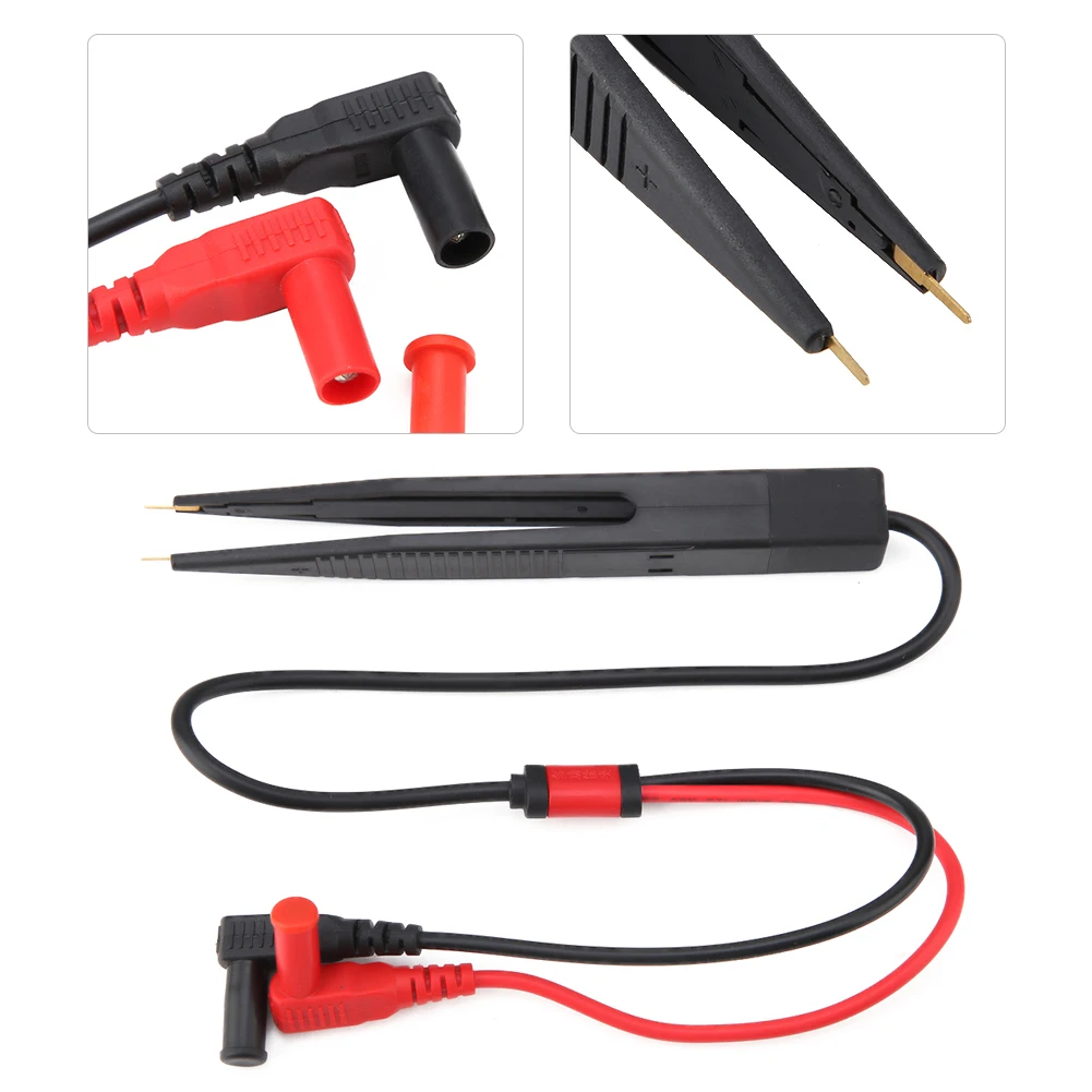 Multimeter SMD Stift Tragbare SMD Chip Test Clip Meter für Multimeter Widerstand Kondensator Multimeter Clip Kondensator Clip