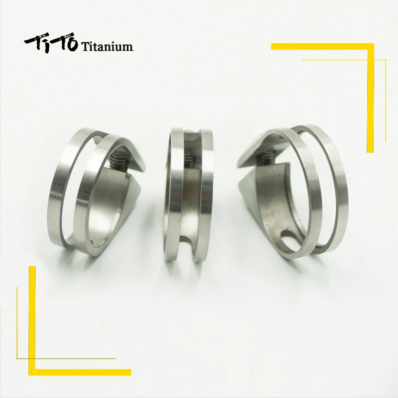 TiTo Bike MTB Mountain titanium Bike seat post Road Bicycle titanium seatpost clamps 34.9mm/31.6mm titanium alloy Seat tube clip
