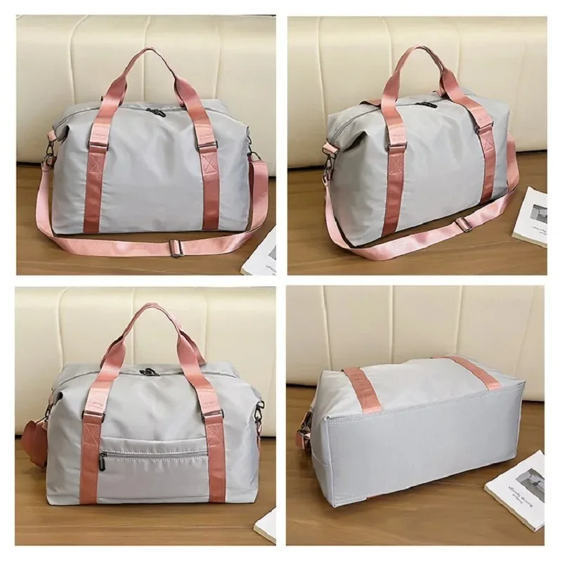 2025 حقيبة يد للياقة البدنية واليوجا ذات سعة كبيرة وسعة كبيرة وفصل جاف ورطب ومقاومة للاهتراء حقيبة سفر مقاومة للماء