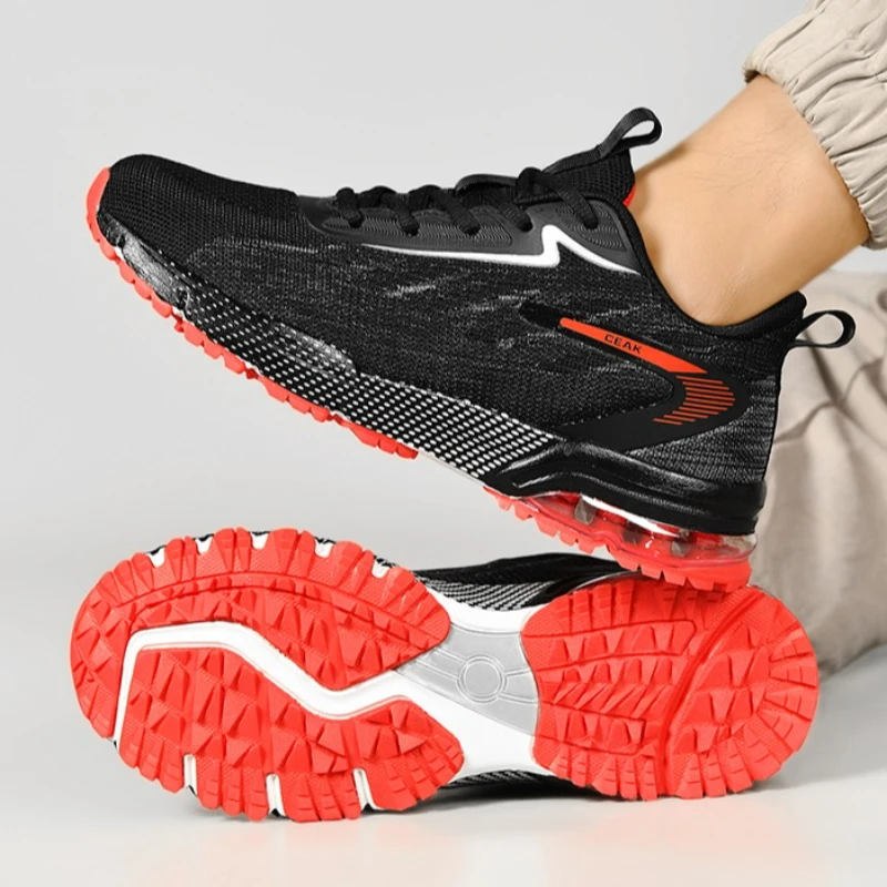 

Высококачественные модные дышащие сверхлегкие летние мужские повседневные кроссовки большого размера на шнуровке, новые спортивные кроссовки