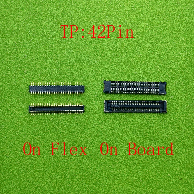 2 قطعة 34 42 60 دبوس شاشة الكريستال السائل محول الأرقام بشاشة تعمل بلمس الشركة العامة للفوسفات موصل الاتصال لباد 6 Air2 IPad6 A1566 A1567 على اللوحة الأم #4