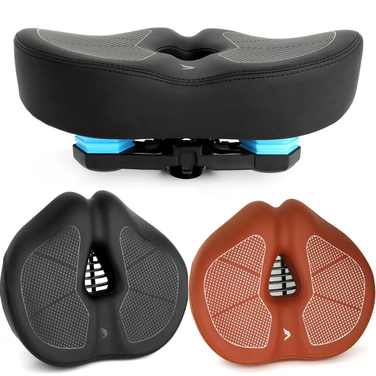 

Enlarged mountain bike seat, irregular-shaped 412 folding bike seat cushion, thickened waterproof car saddle Bicycle Saddle