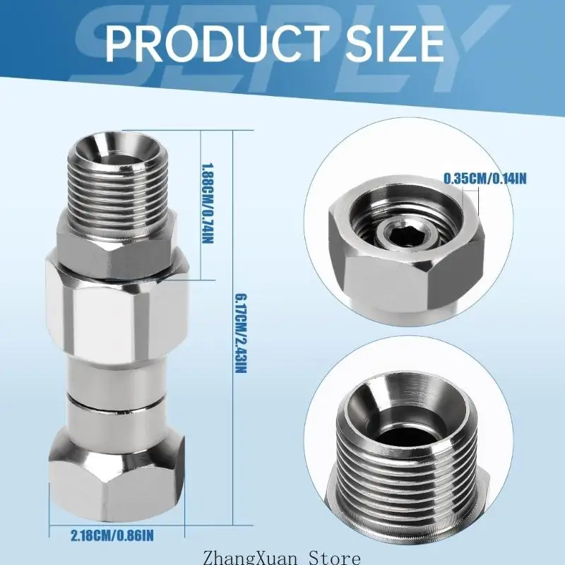 4500PSI Hochdruckreiniger-Stab und Schlauch-Drehgelenk-Set, 2-teilige Packung 3XUF – Detail 6