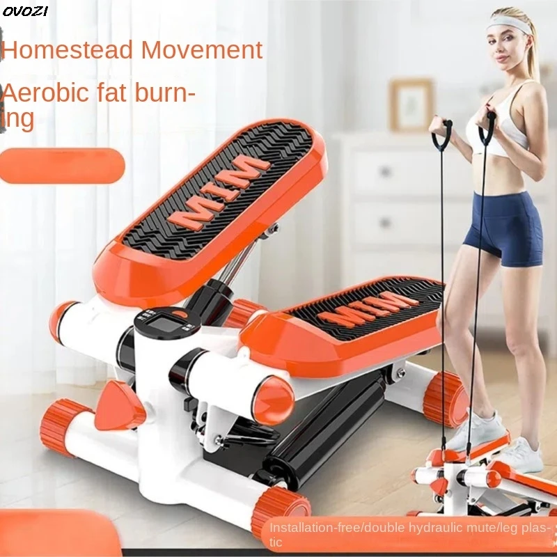 

OVOZI Home Stepping Machine Silent Weight Loss In Place Mountaineering Treadle Machine Exercise Fitness Lean Leg Machine