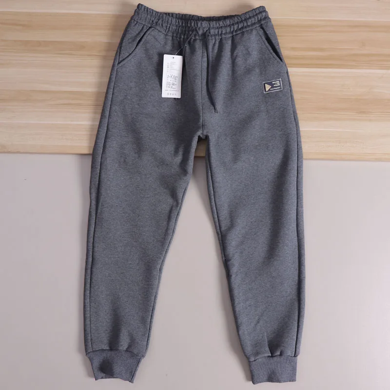 

Мужские спортивные брюки для активного отдыха с начесом, повседневные, теплые, комфортные, прямые, с манжетами, зимние