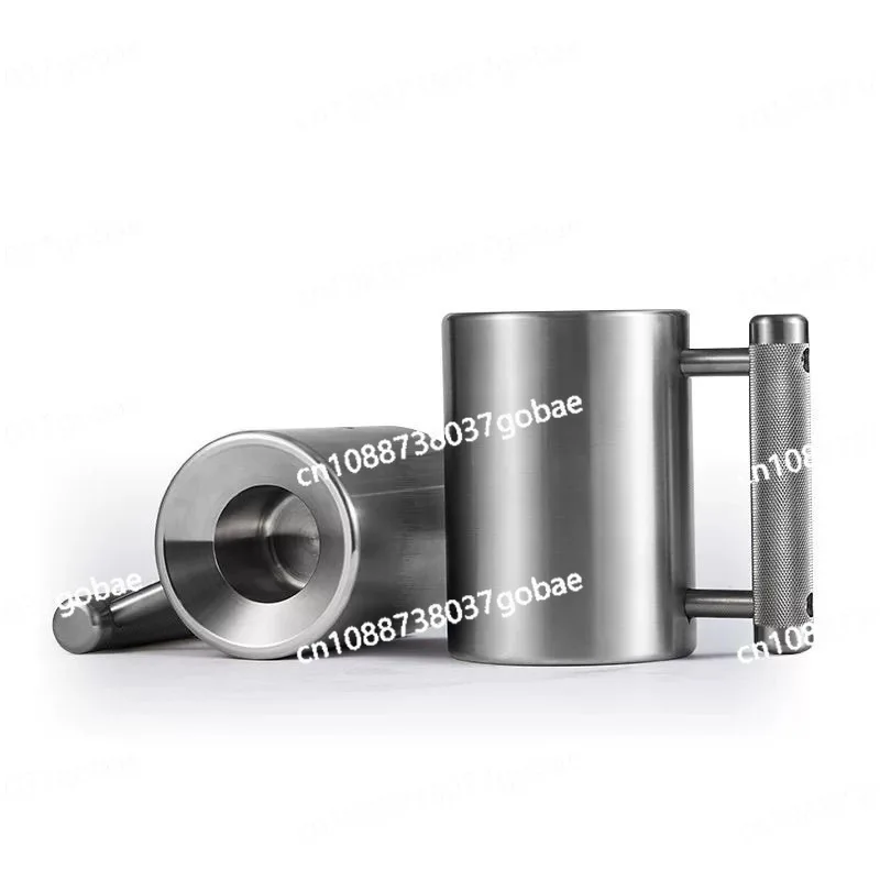 Dumbbell water cup overweight 304 stainless steel 8kg exercise wrist strength arm strength weight-bearing fitness water cup 10kg