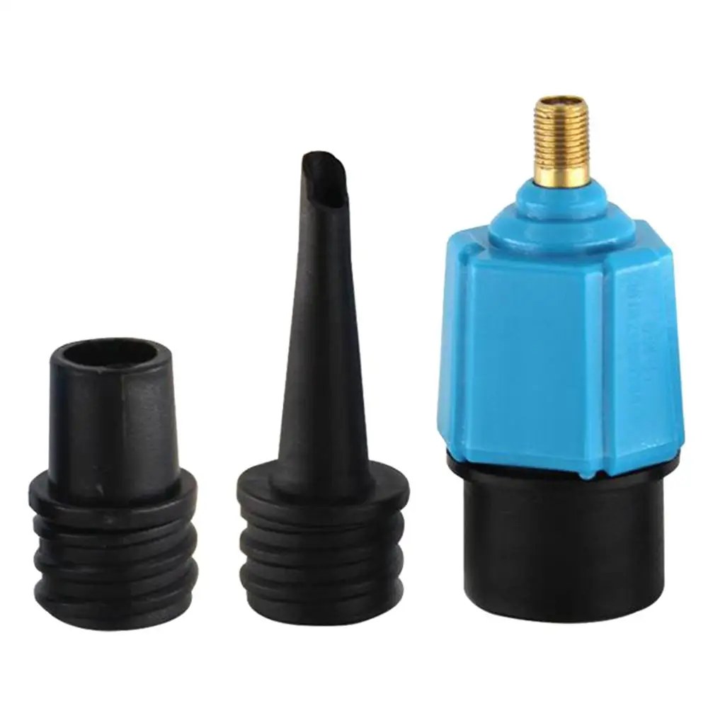 Inflatable Boat Kayak Canoe Electric Pump Adapter Nylon Alloy Valve for Airbed Swim Tube Toys SUP Board