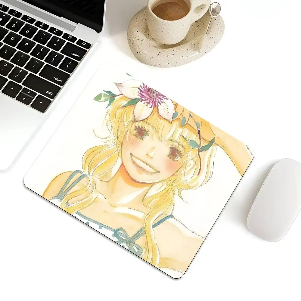 Honey And Clover Mousepad Small LockEdge Mouse Pad For Gamers Computer Desk Pad Rectangular Anti-slip Rubber