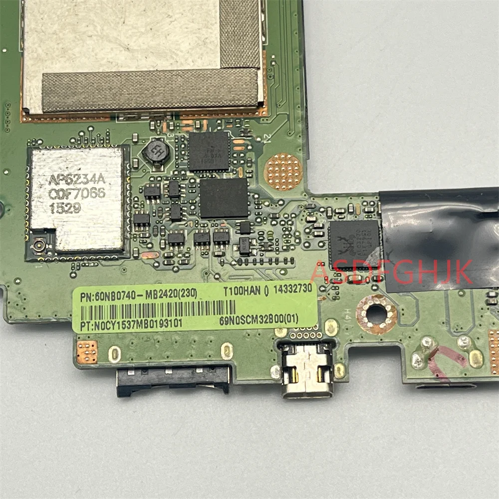 Imagem -03 - Original para Asus Book T100h T100ha T100hn T100han Placa-mãe 2g 4g 32g 64g sd Testes Transporte Perfeito