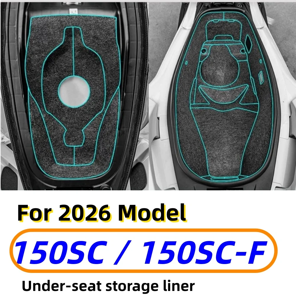 suitable-for-2026-150sc-150sc-f-models-non-destructive-accessory—scratch-resistant-under-seat-storage-compartment-liner-mat