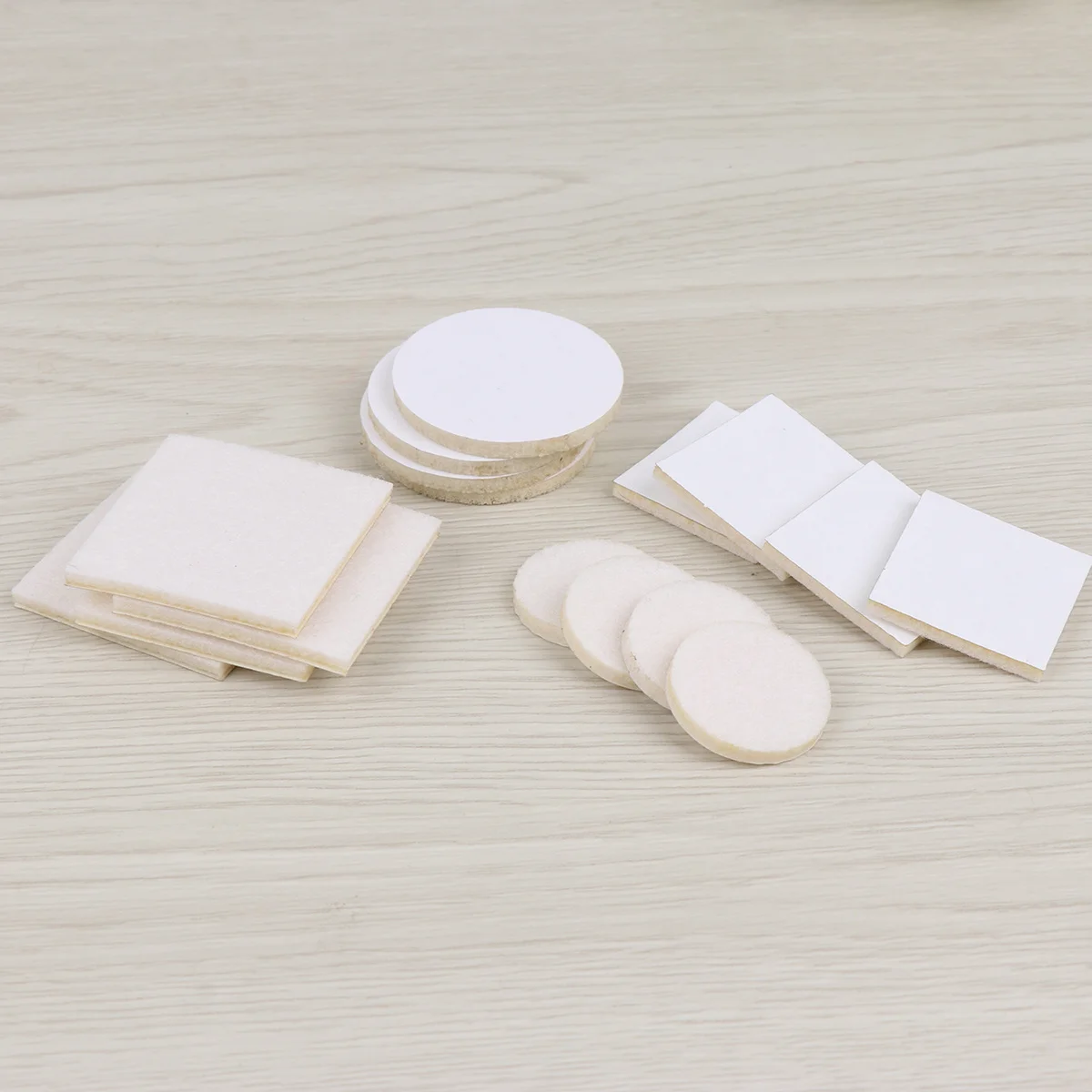 

130pcs 3Mm Furniture Pads Silent Chair Sticker Non Slip Table Furniture Antiskid Sticker Leg Protectors Adhesive Beige