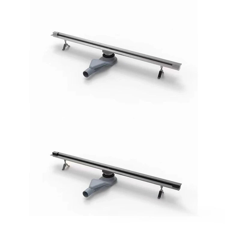 Linear floor drain Brushed color Length 600 800 1000 1200