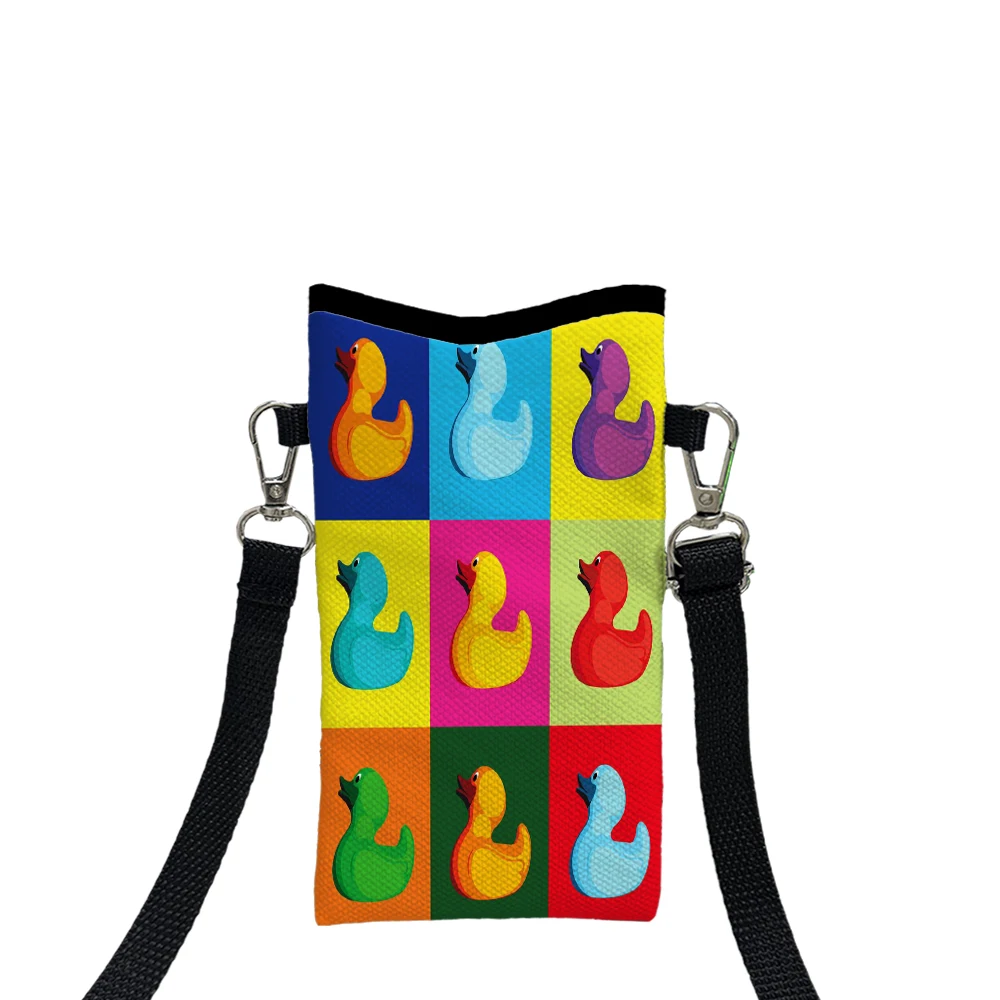 

Duck Fashion Mobile PhoneBag Multifunctional Crossbody Phone Bag Adjustable Strap ShoulderBag ForWomen8.23