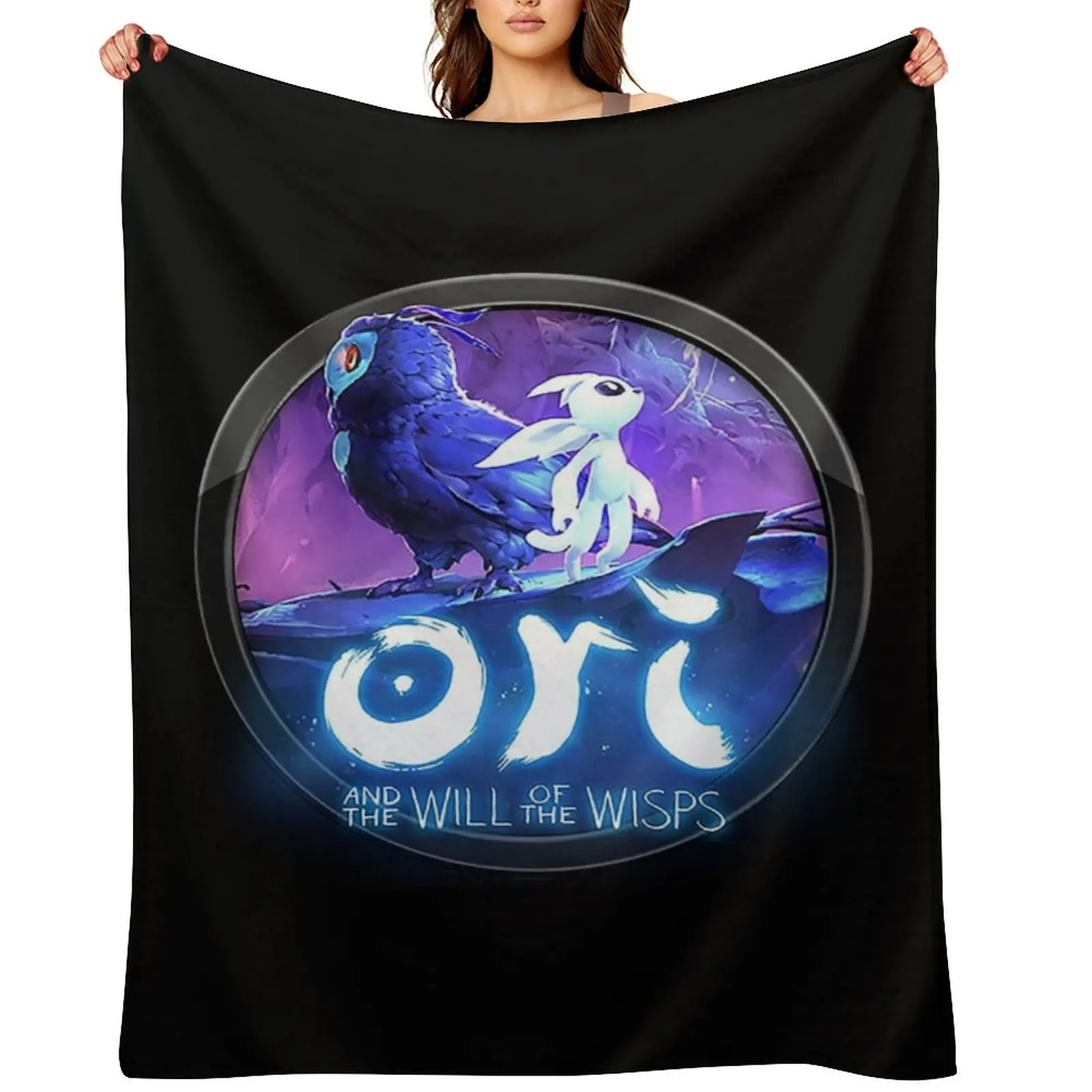 

ori and the will of the wisps Throw Blanket Sofas bed plaid Heavy Warm Blankets