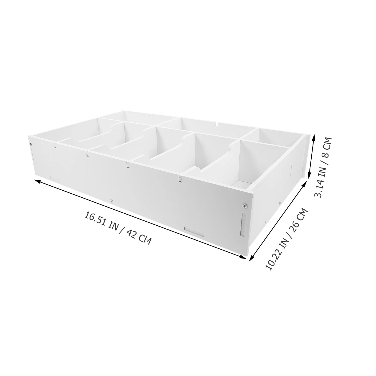 Kassenschublade, kompakter Münz-Organizer aus Kunststoff, tragbare Währungs-Aufbewahrungsbox für Rechnungen, Geldsortierung, Bargeld-Organizer