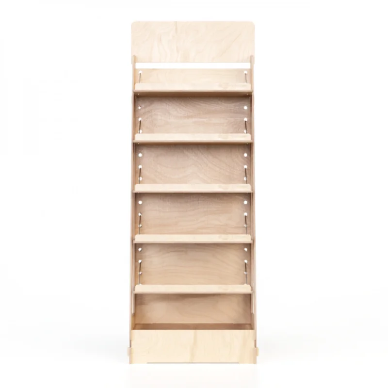 Custom. قابل للتعديل المحمولة 600 مللي متر تخصيص رف سوبر ماركت خشبي رفوف متعددة الاستخدامات فساتين خفيفة واجب بوتيك التي شيرت S