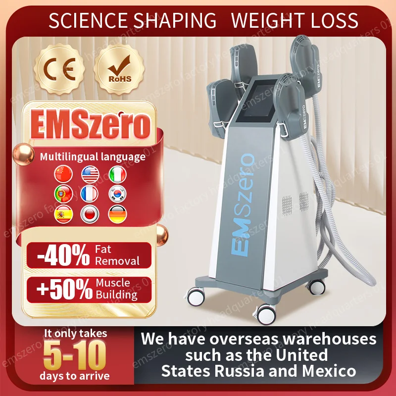 

Emsslim RF Sculpting EMS Body Sculpt Machine Emszero Noe 6500W Hi-emt Muscle Stimulation Massager Electromagnetic Fat Slimming