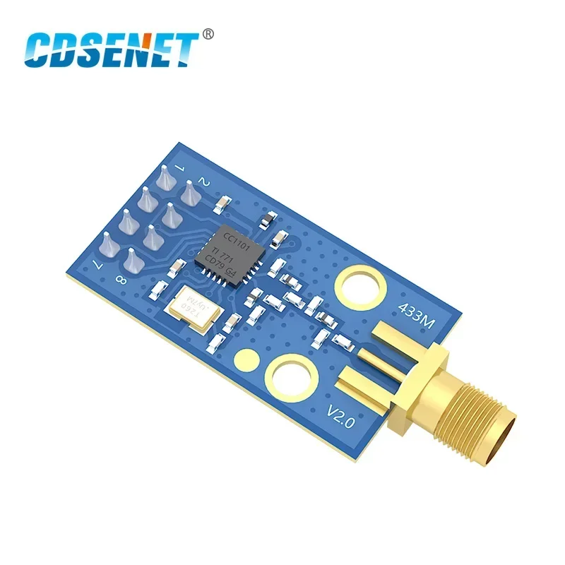 

4pcs CC1101 433MHz rf Module Transceiver CDSENET E07-M1101D-SMA Long Distance Transmission SPI Receiver and Transmitter