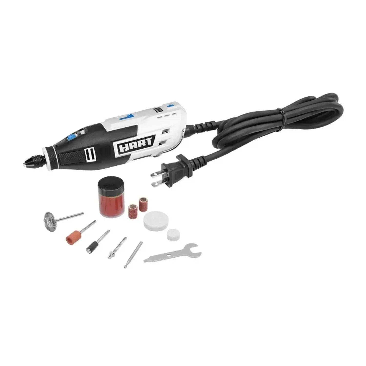 1 Amp 2-Speed Rotary Tool Kit with 10 Accessories