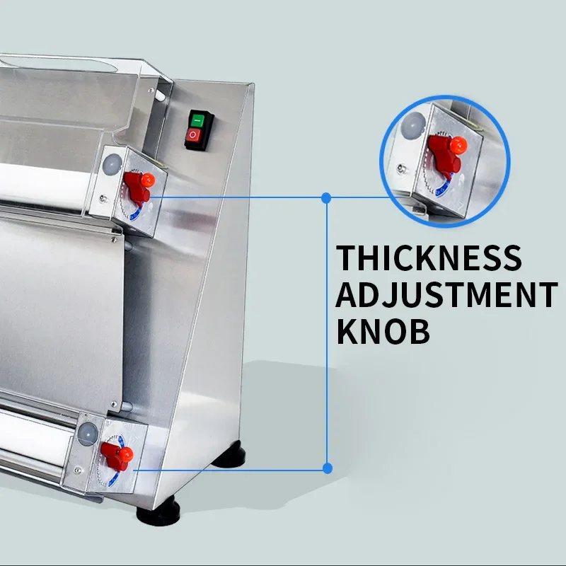Commercial Electric Pasta Roller, 30CM/40CM Automatic Pizza Dough Shaper, for Making Mexican Tortilla Doug(Customized)
