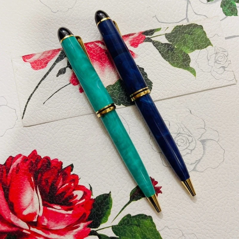 

Шариковая ручка Hero Sky Blue Brown Iridium Gold F 0,5 мм, перьевая ручка, письменные принадлежности, ручка для практики каллиграфии