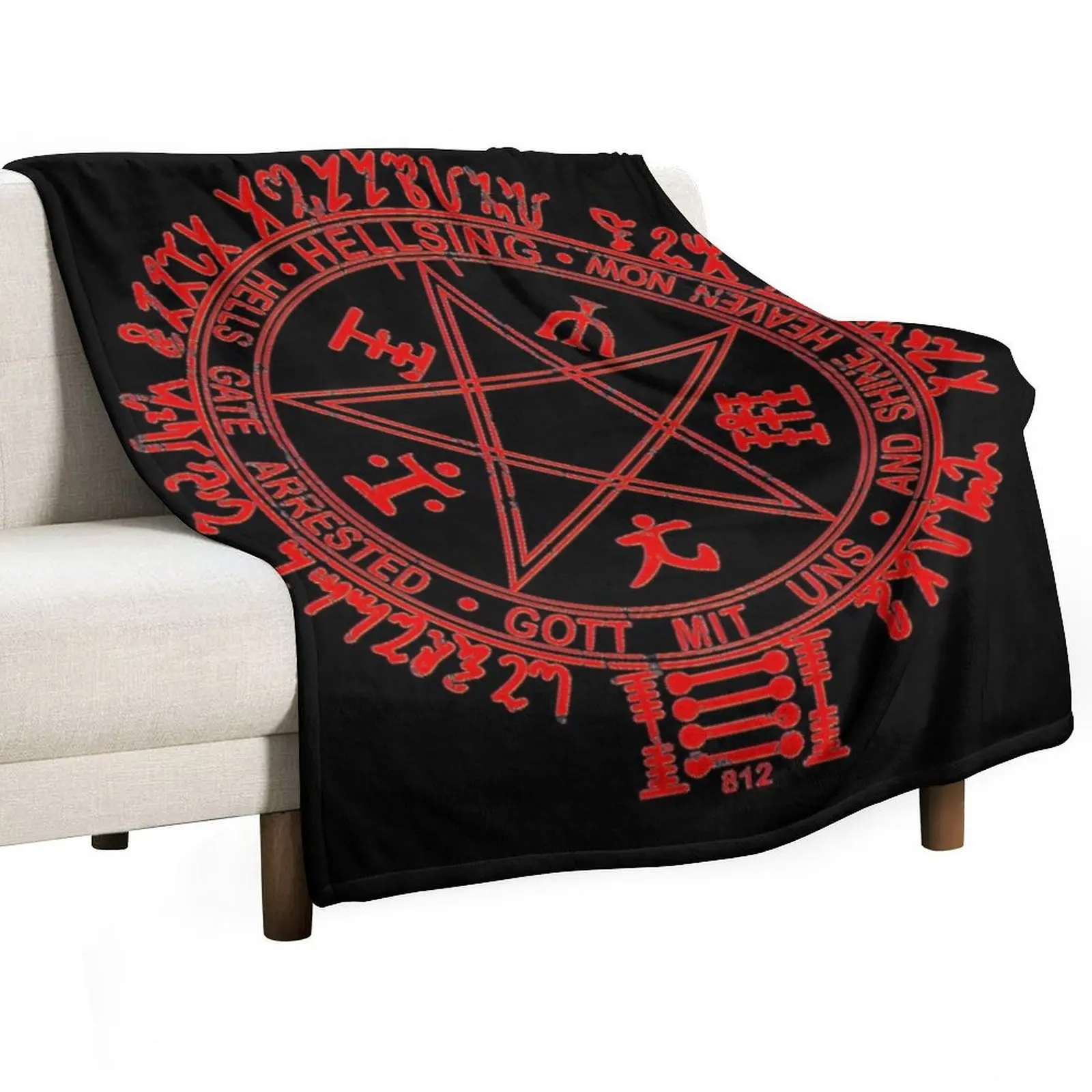 Alucard Hellsing Throw Blanket For Baby blankets and throws Furrys Blankets