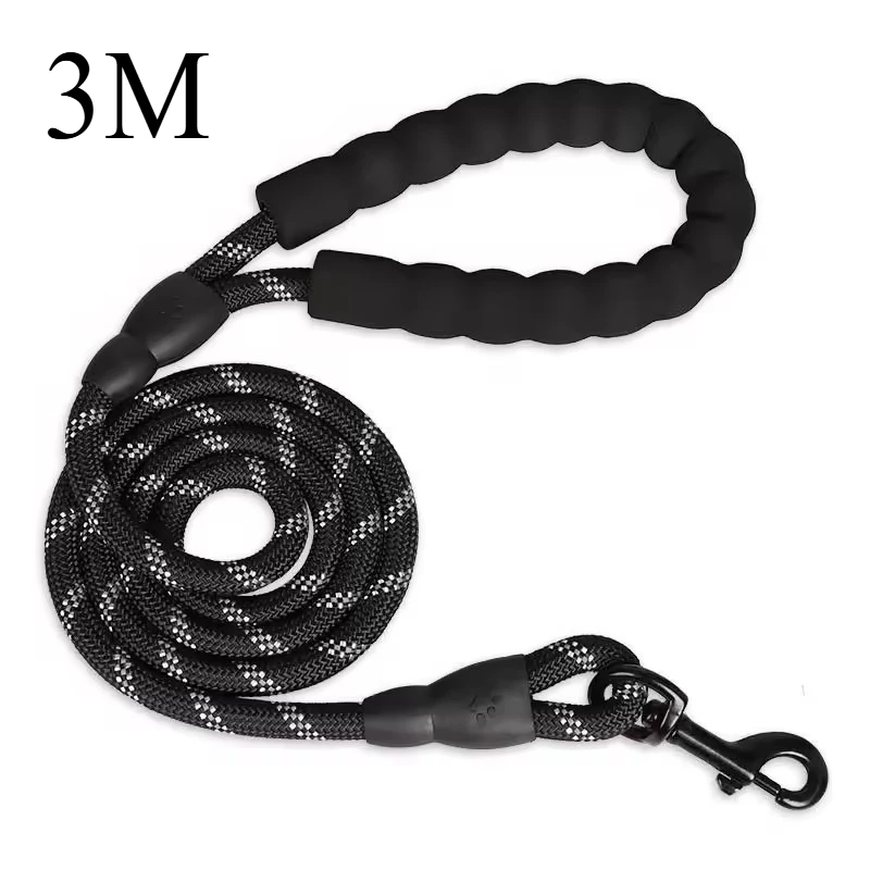 

3M Dog Leash , Reflective Long Dog Rope Leash with Soft Padded Handle for Dogs, Suitable for Small to Large Dogs,
