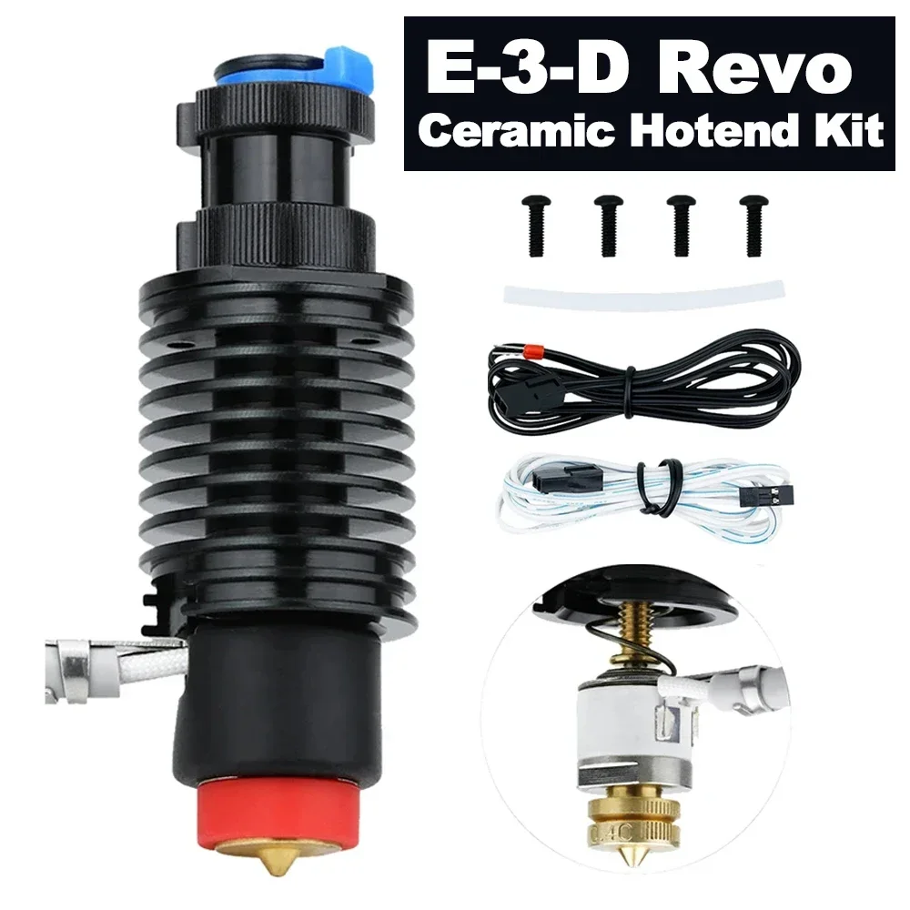 E3D Revo Ceramic Hotend Kit Fast Heating Heater Core For RapidChange E-3-D REVO H2 V2S Ender 3,Pro,V2,Voron Hot End