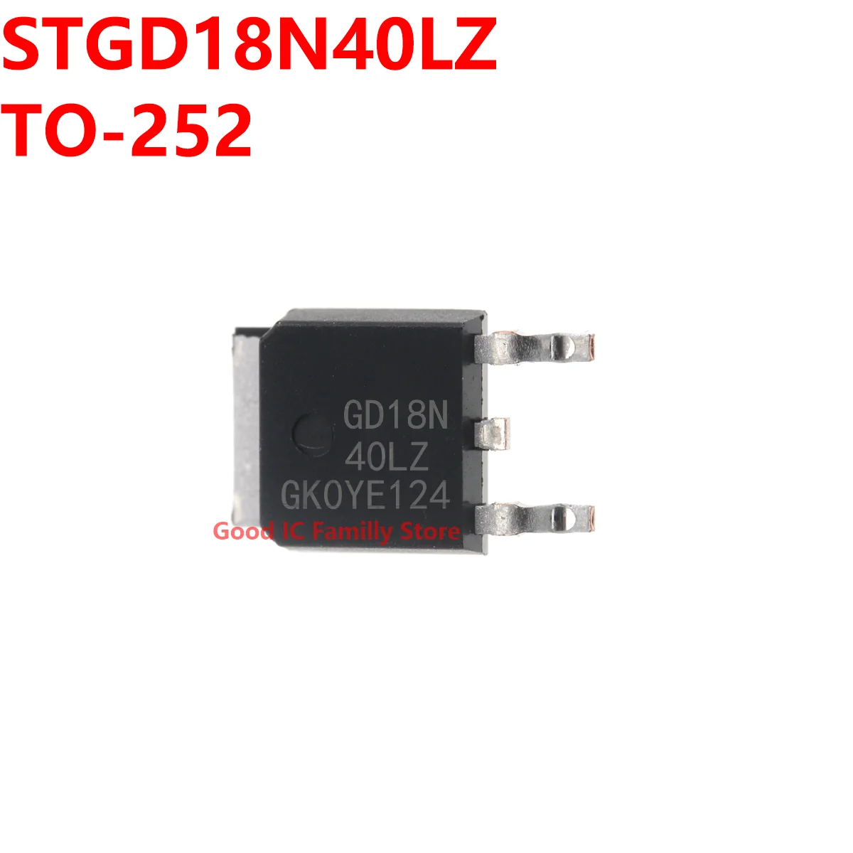 10PCS STGD18N40LZ TO-252