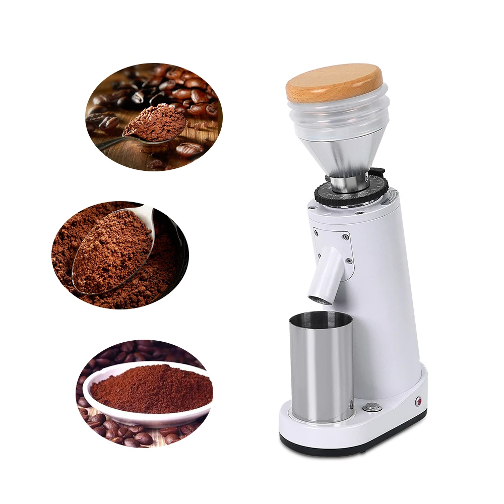 

ITOP 40mm Titanium Burr Coffee Grinder 180W Disc Coffee Grinder 19 Gears Espresso Bean Machine for Sale