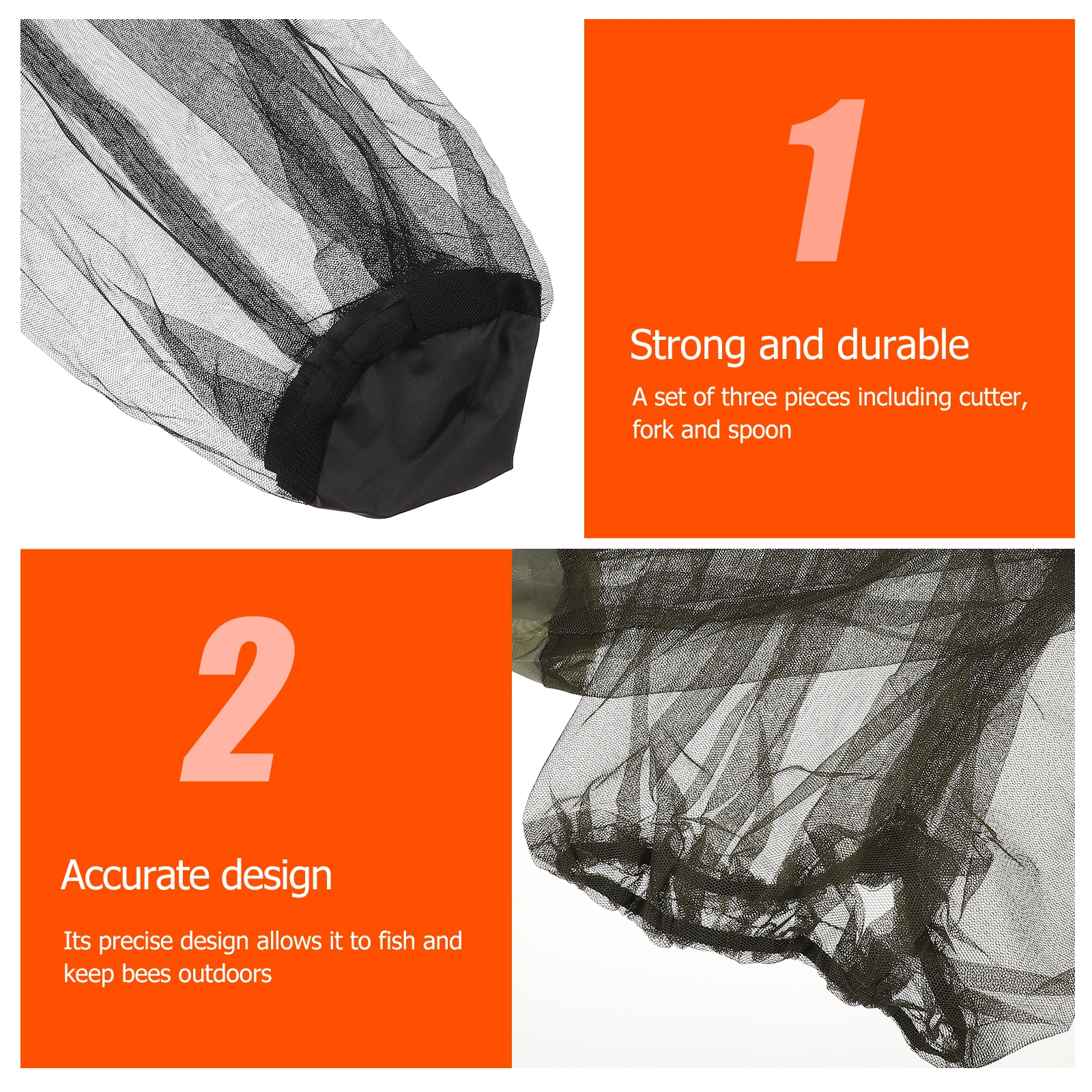 

3pcs Anti-Insect Mosquito Hat Wide Brim Protective Net For Beekeeping Fishing Hiking Sun Protection Outdoor Travel Foldable Mesh