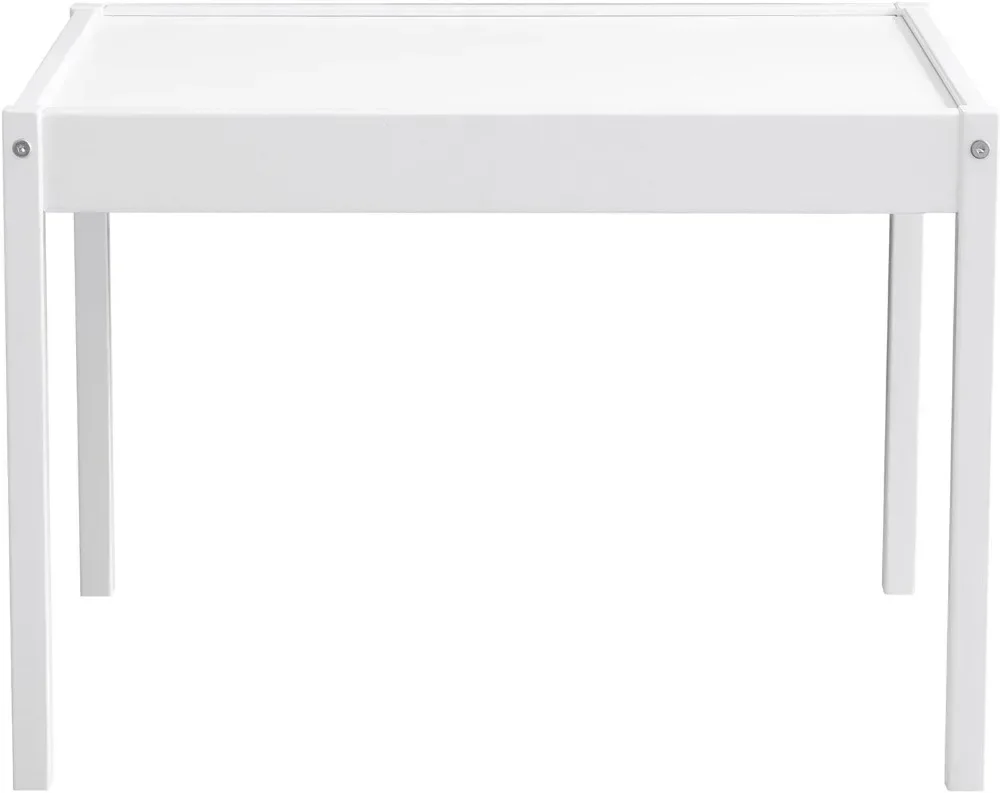 3 Piece Kiddy Table and Chair Set, White