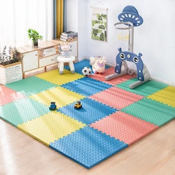 Children's Floor Mat EVA Bedroom Soft Carpet Foam Waterproof and Non-slip Baby Stitching Game Mat Home Living Room Decoration