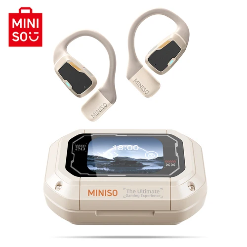 Imagen 1 del producto Auriculares MINISO M98 True Wireless Open Ear Bluetooth 5,4 orejas, controlador dinámico de 13mm OWS orejas auriculares para juegos Super Long Endur