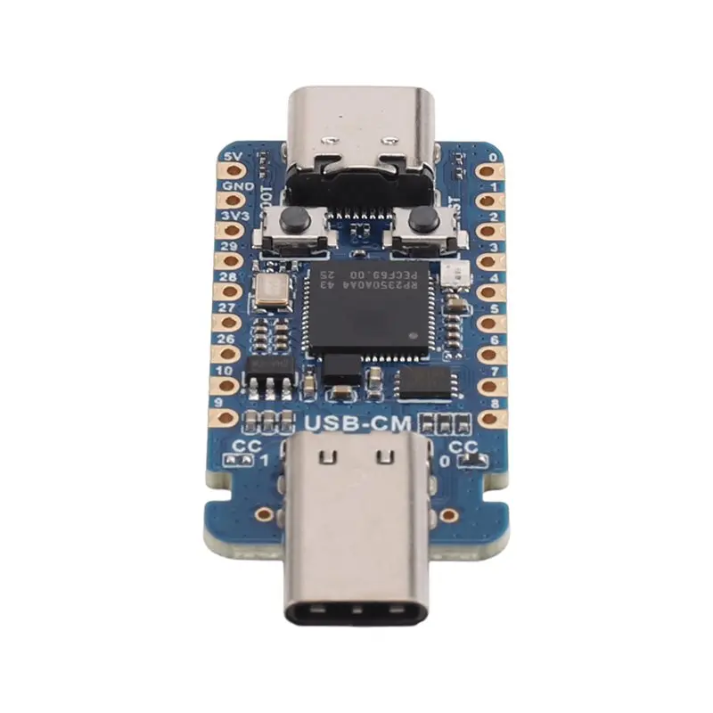 B92B-RP2350A For Raspberry Pi RP2350-USB-Cm Mini Development Board Dual Core Dual Architecture Microcontroller Dev Board