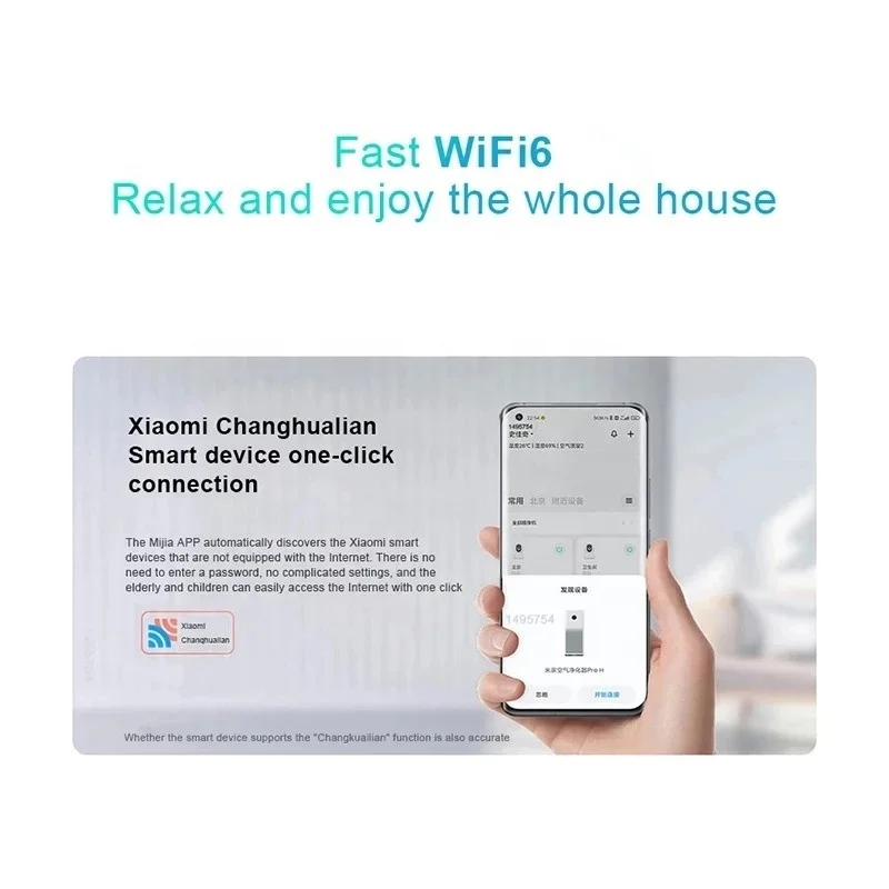 Original Xiaomi Router AX3000 Mesh Wifi6 2.4G 5.0 GHz Full Gigabit 5G WiFi Repeater Network Extender Mesh Routers Range Extender