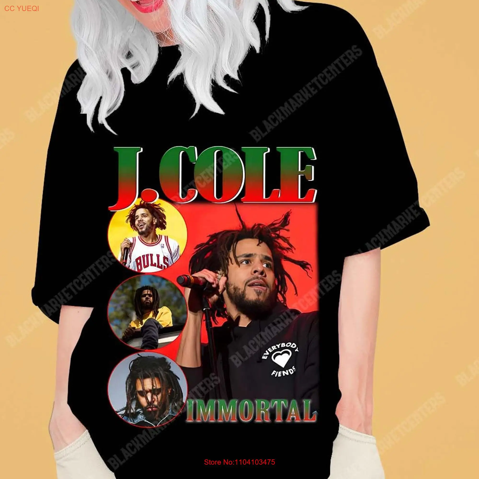 Vintage J Cole Dreamville Hip Hop Rap T shirt For Fan Oversized hoodie sweat hd design quality long or short sleeves