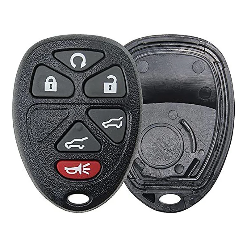 2PCS For 2007 2008 2009 2010 2011 2012 2013 2014 GMC Yukon Chevrolet 6-Button Car Remote Control Remote Key Fob