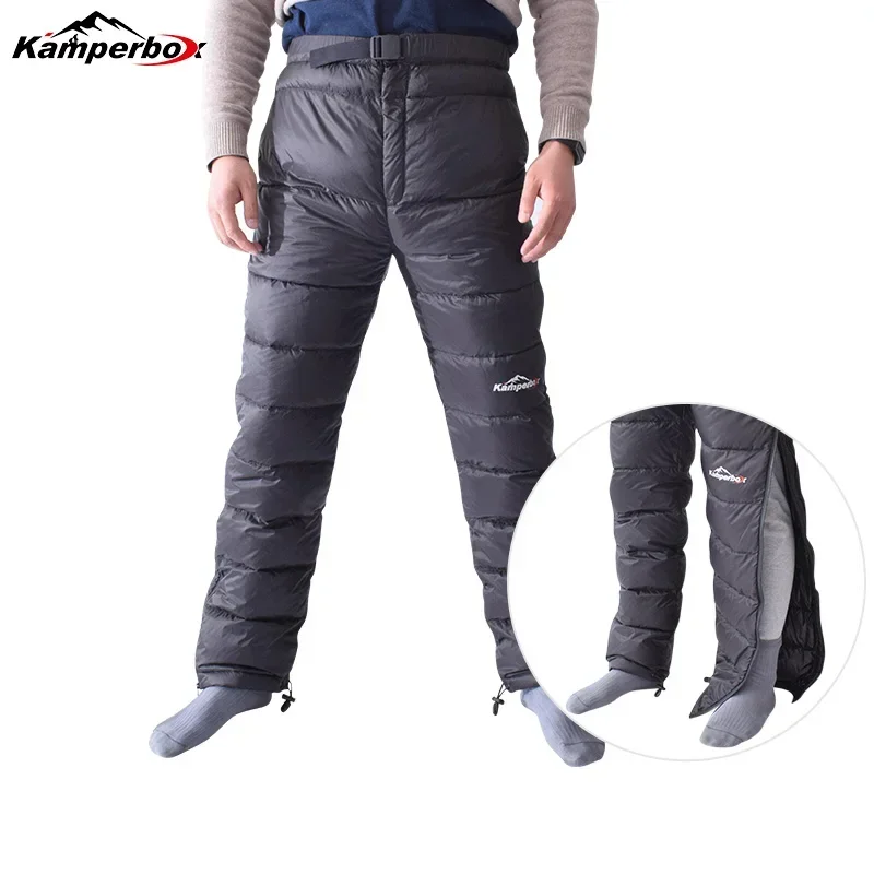 Kamperbox Hiking Men Pants Winter Down Pants Men Winter Down Trousers Hiking