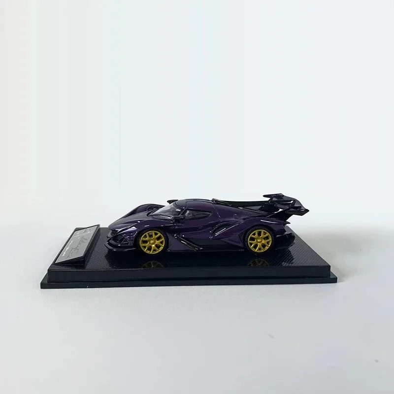 Smallcar 1:64 Model Car IE V12 Alloy Die-Cast Sport Simulation Vehicle Collection - Purple