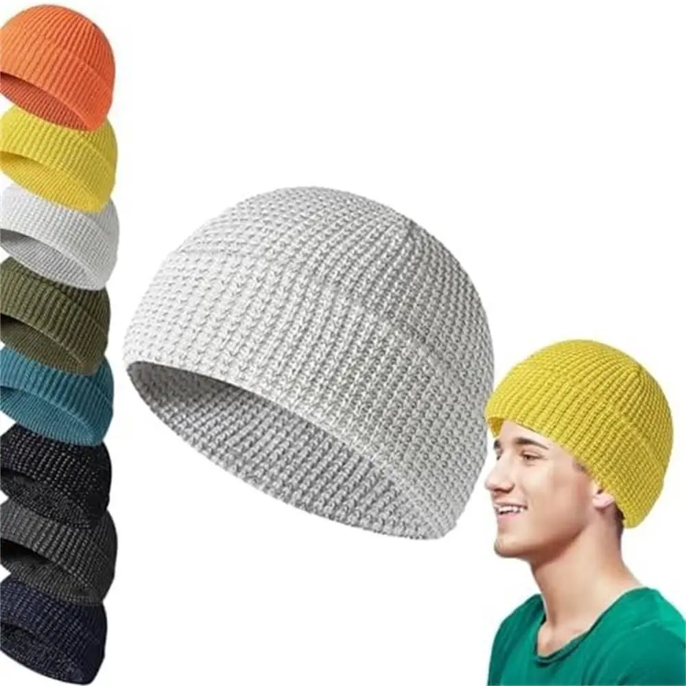 

New Breathable Reflective Beanie Stretch Reflective Knitted Hat Warm Enhanced Visibility Sports Reflective Hat Unisex