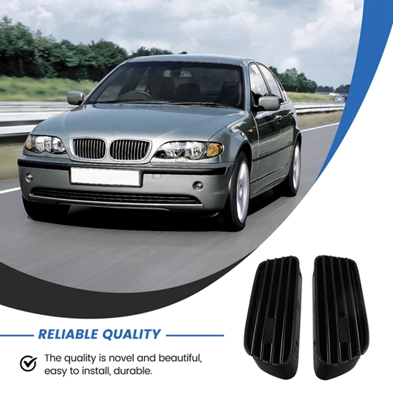 Side Fender Vent Grill 51137895913 51137895914 For BMW 3 Series M3 E46 2001-2006 Fender Air Vent Trim Cover